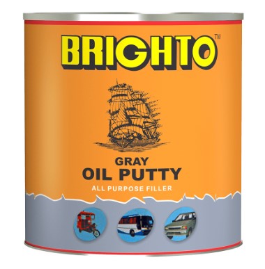 Brighto Grey Oxide Metal Primer – Anti Corrosive Grey Undercoat for Steel Structures, Grills, Railings & Machinery